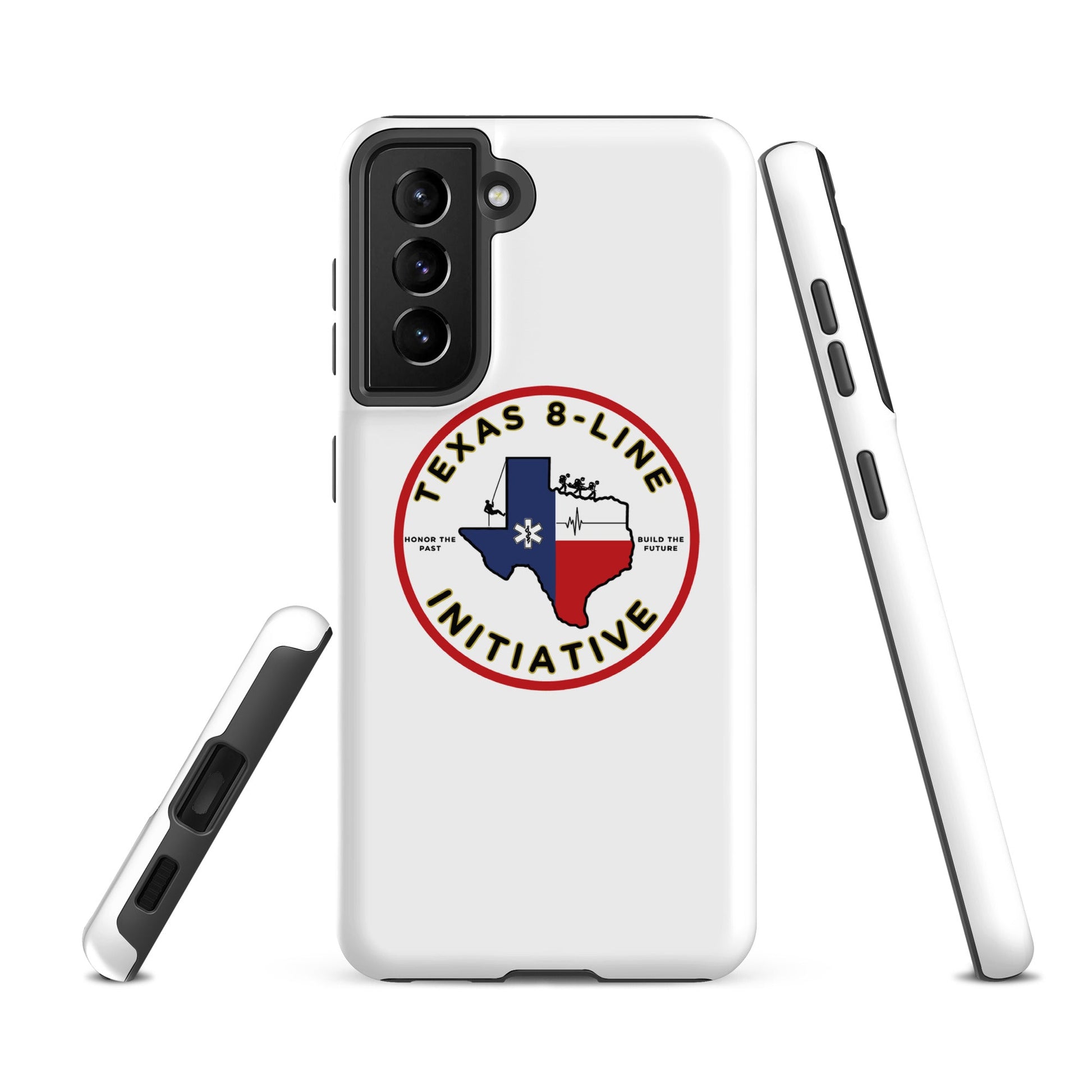 Tough Case for Samsung® | Texas 8 - Line Initiative | Badge Logo