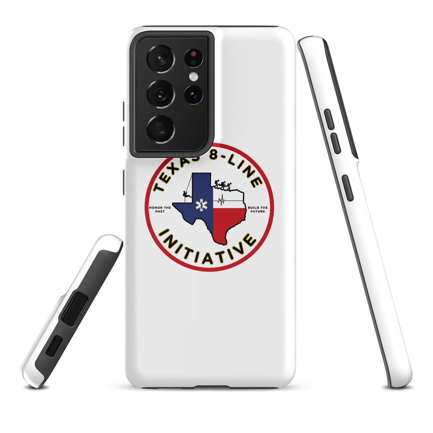 Tough Case for Samsung® | Texas 8 - Line Initiative | Badge Logo
