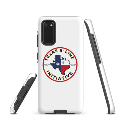 Tough Case for Samsung® | Texas 8 - Line Initiative | Badge Logo