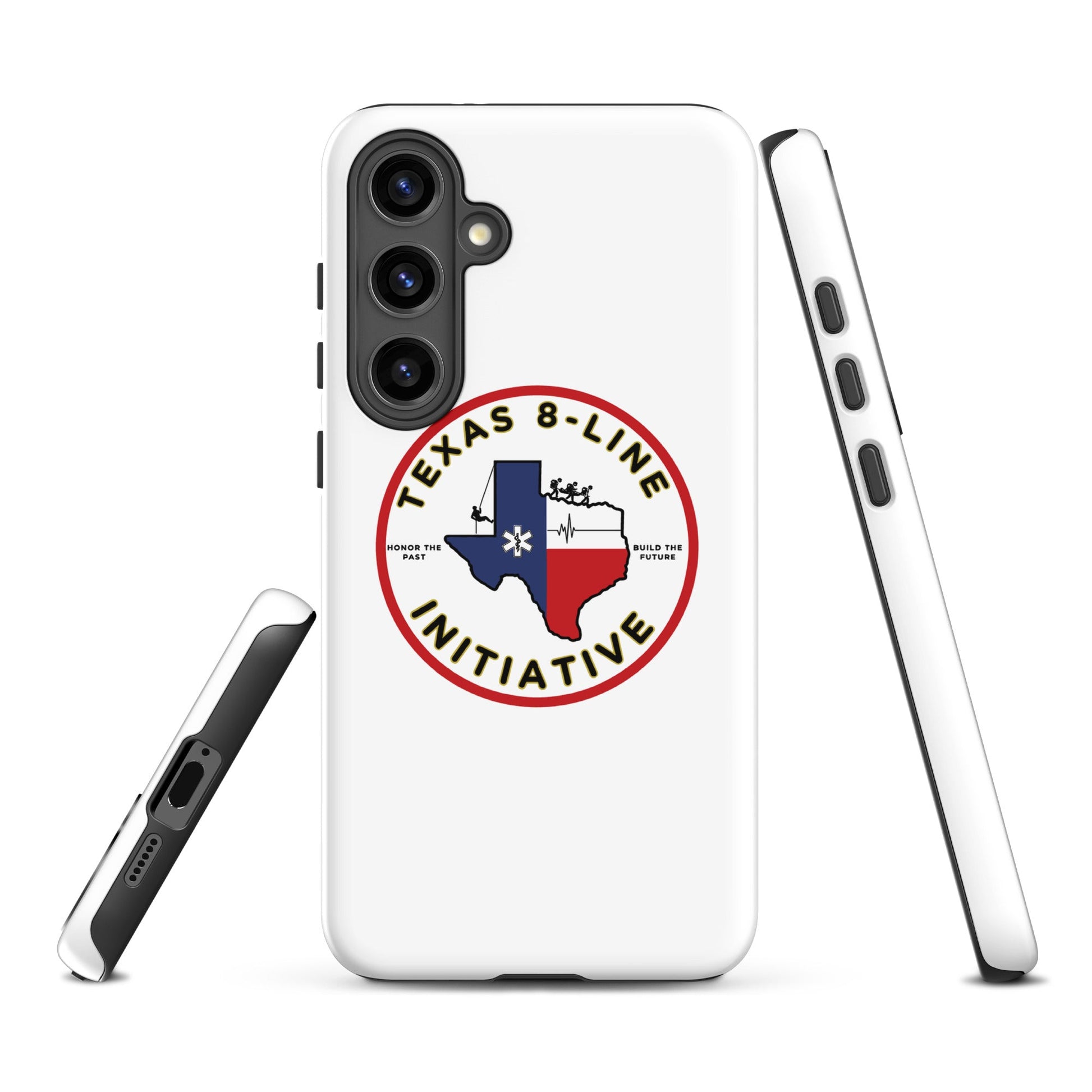 Tough Case for Samsung® | Texas 8 - Line Initiative | Badge Logo