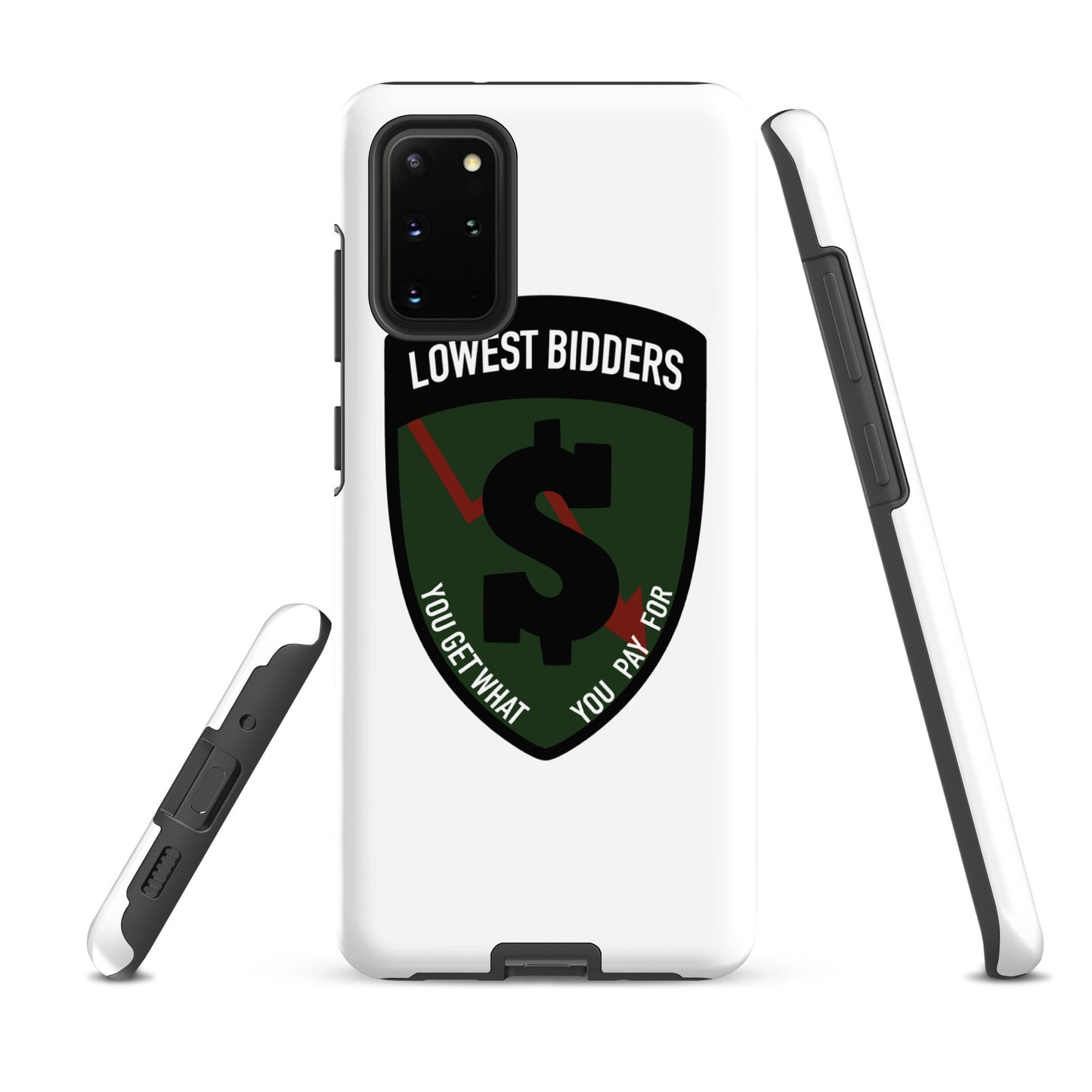 Tough Case for Samsung® | The Lowest Bidders | Shield Logo