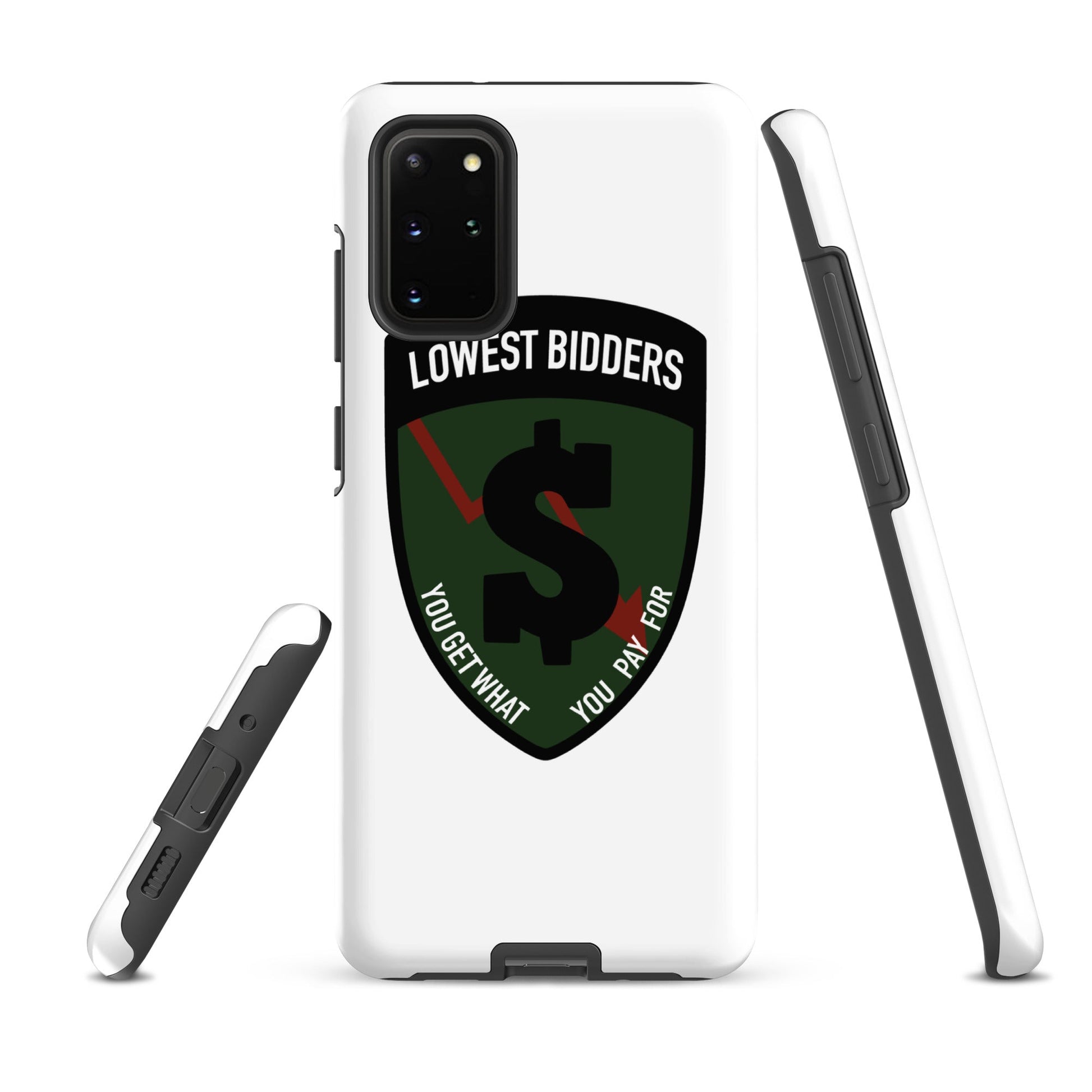 Tough Case for Samsung® | The Lowest Bidders | Shield Logo
