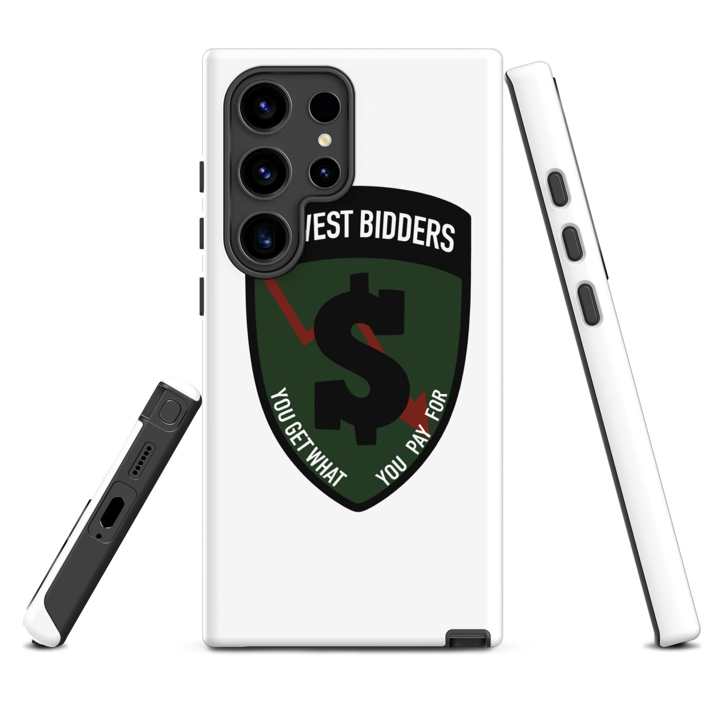 Tough Case for Samsung® | The Lowest Bidders | Shield Logo