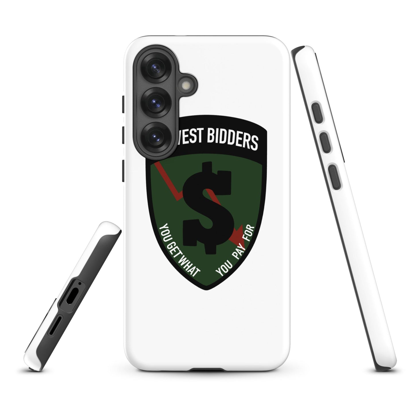 Tough Case for Samsung® | The Lowest Bidders | Shield Logo