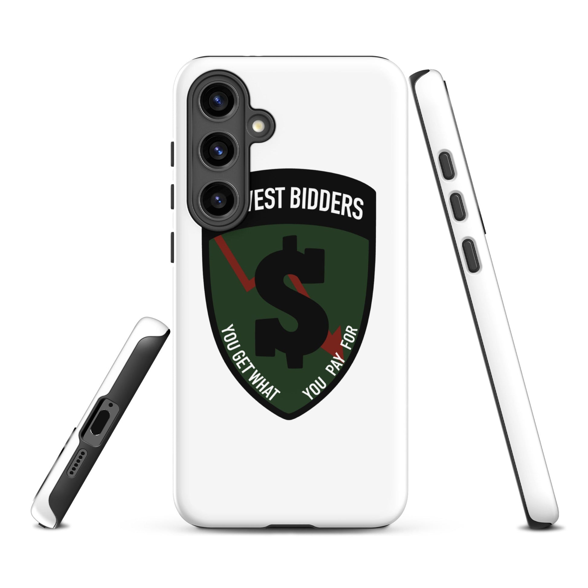 Tough Case for Samsung® | The Lowest Bidders | Shield Logo