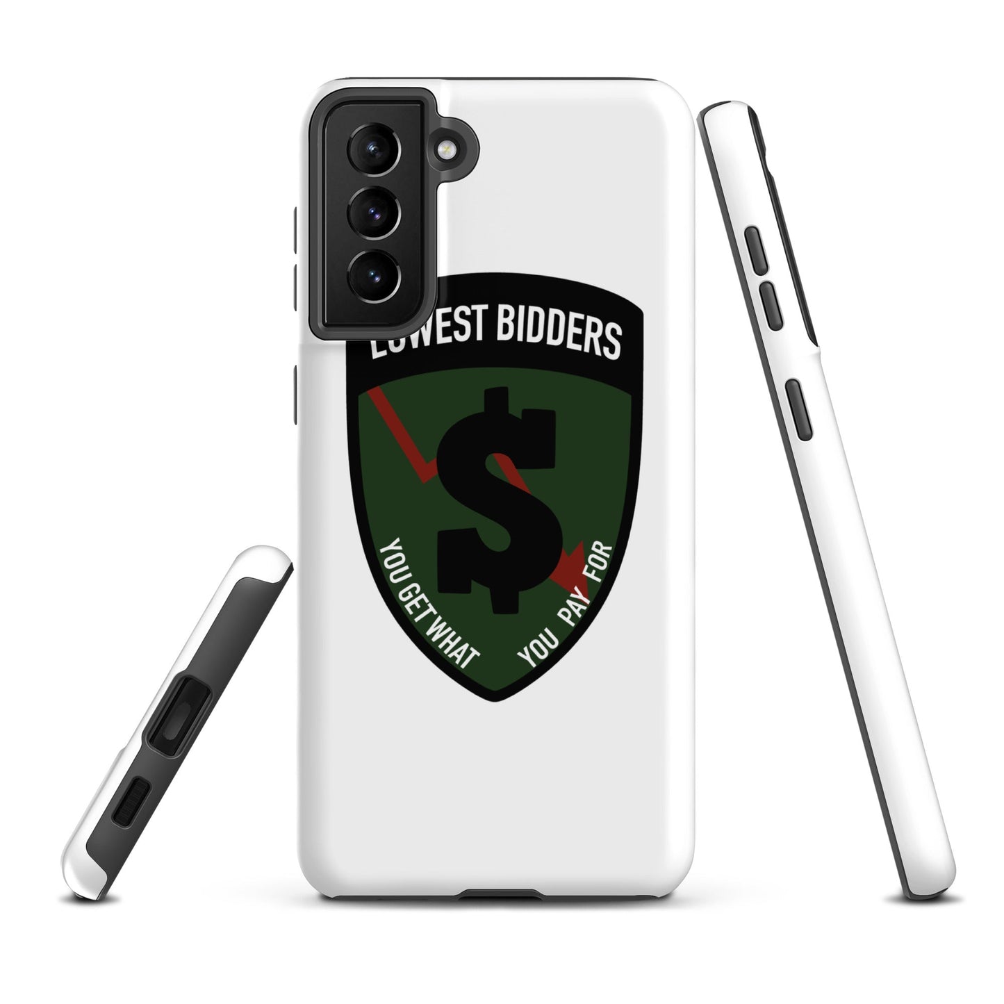 Tough Case for Samsung® | The Lowest Bidders | Shield Logo
