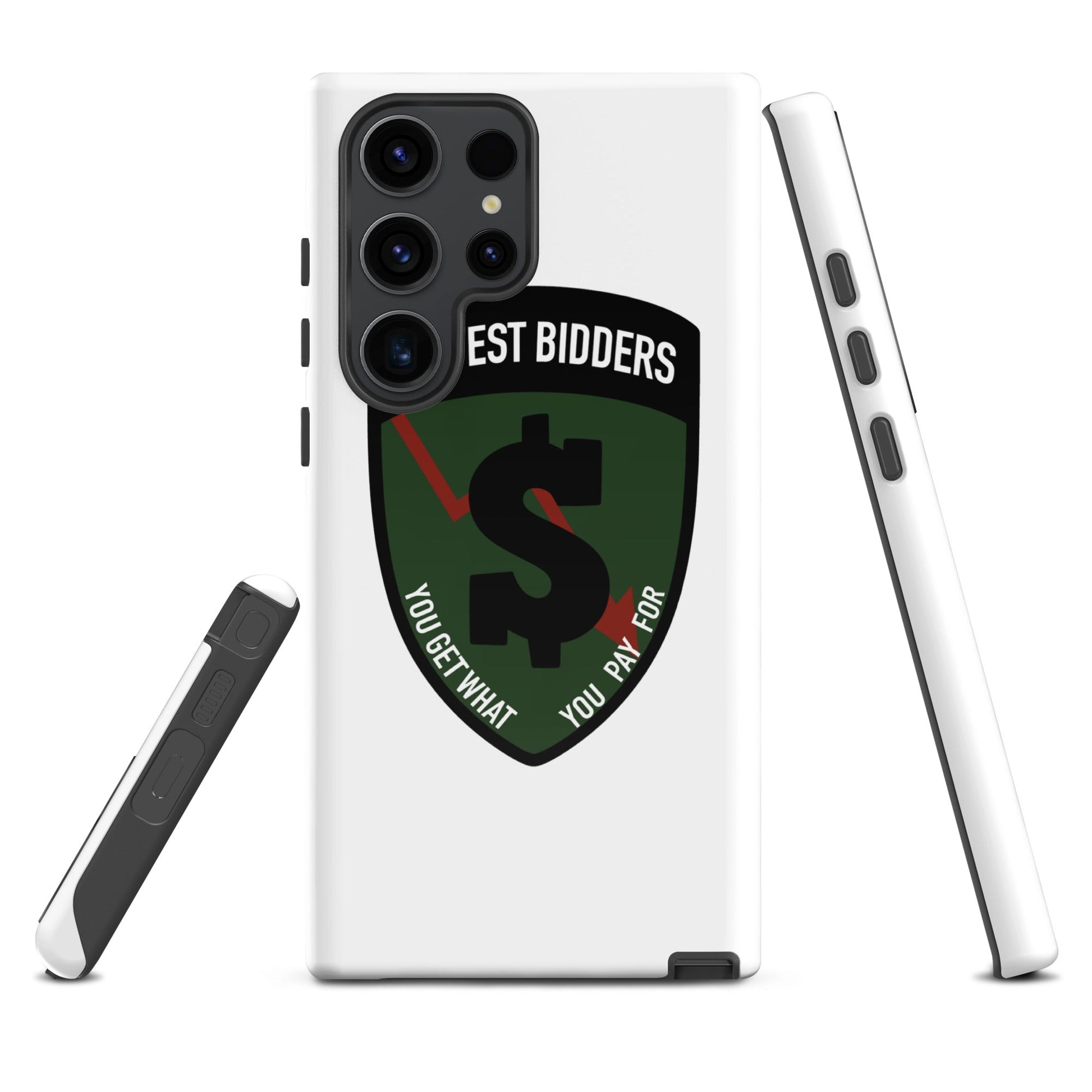 Tough Case for Samsung® | The Lowest Bidders | Shield Logo