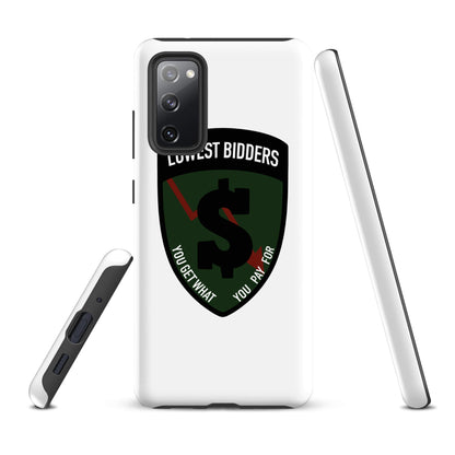 Tough Case for Samsung® | The Lowest Bidders | Shield Logo