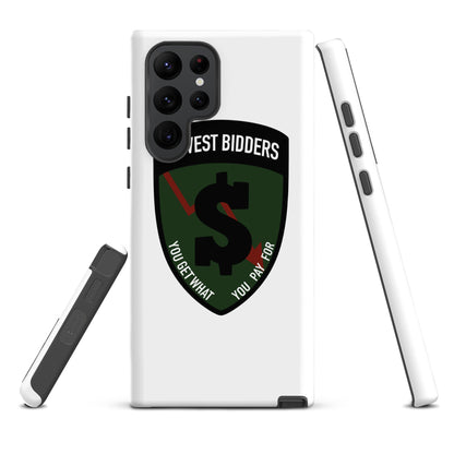 Tough Case for Samsung® | The Lowest Bidders | Shield Logo