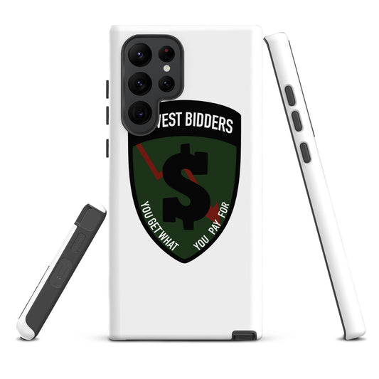 Tough Case for Samsung® | The Lowest Bidders | Shield Logo
