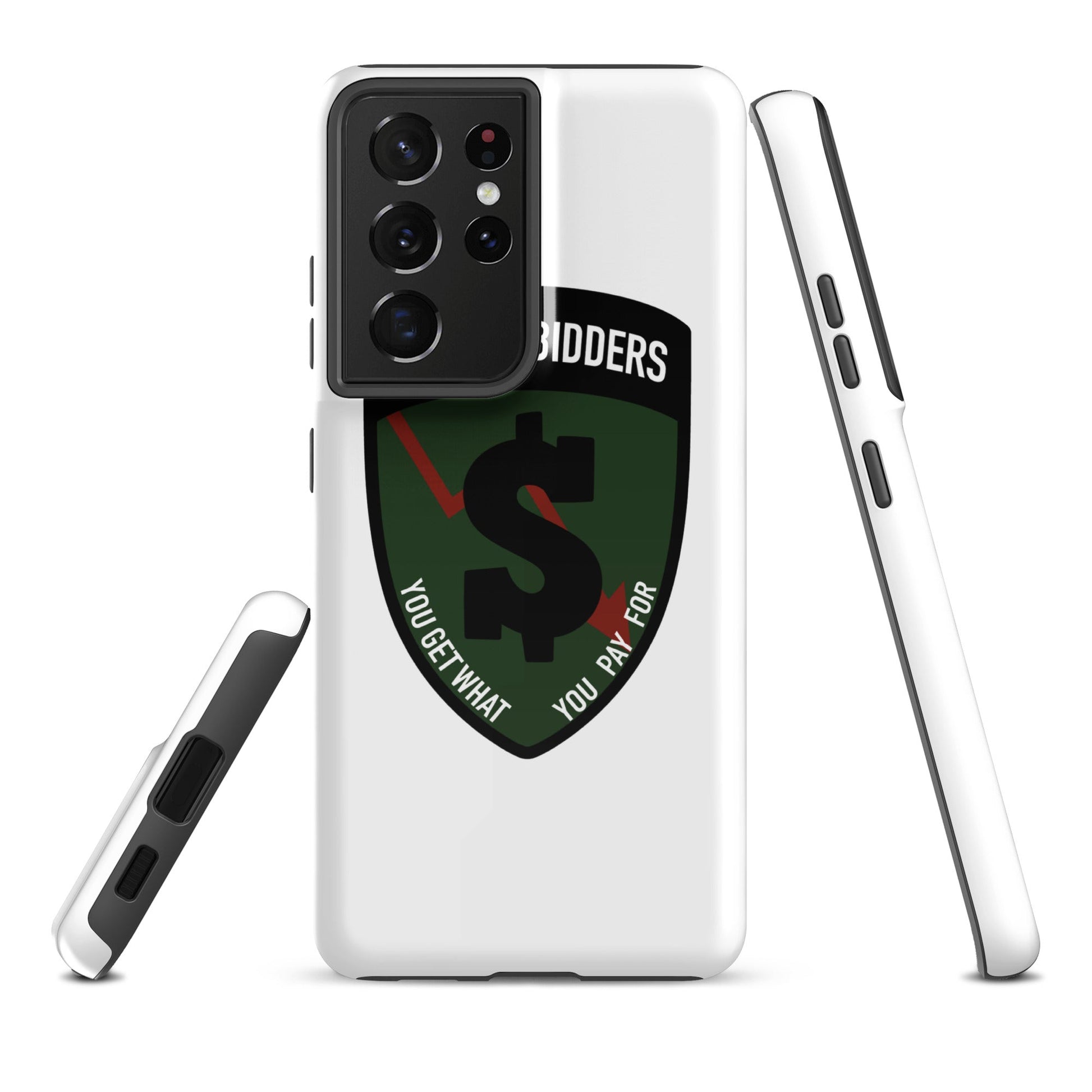 Tough Case for Samsung® | The Lowest Bidders | Shield Logo