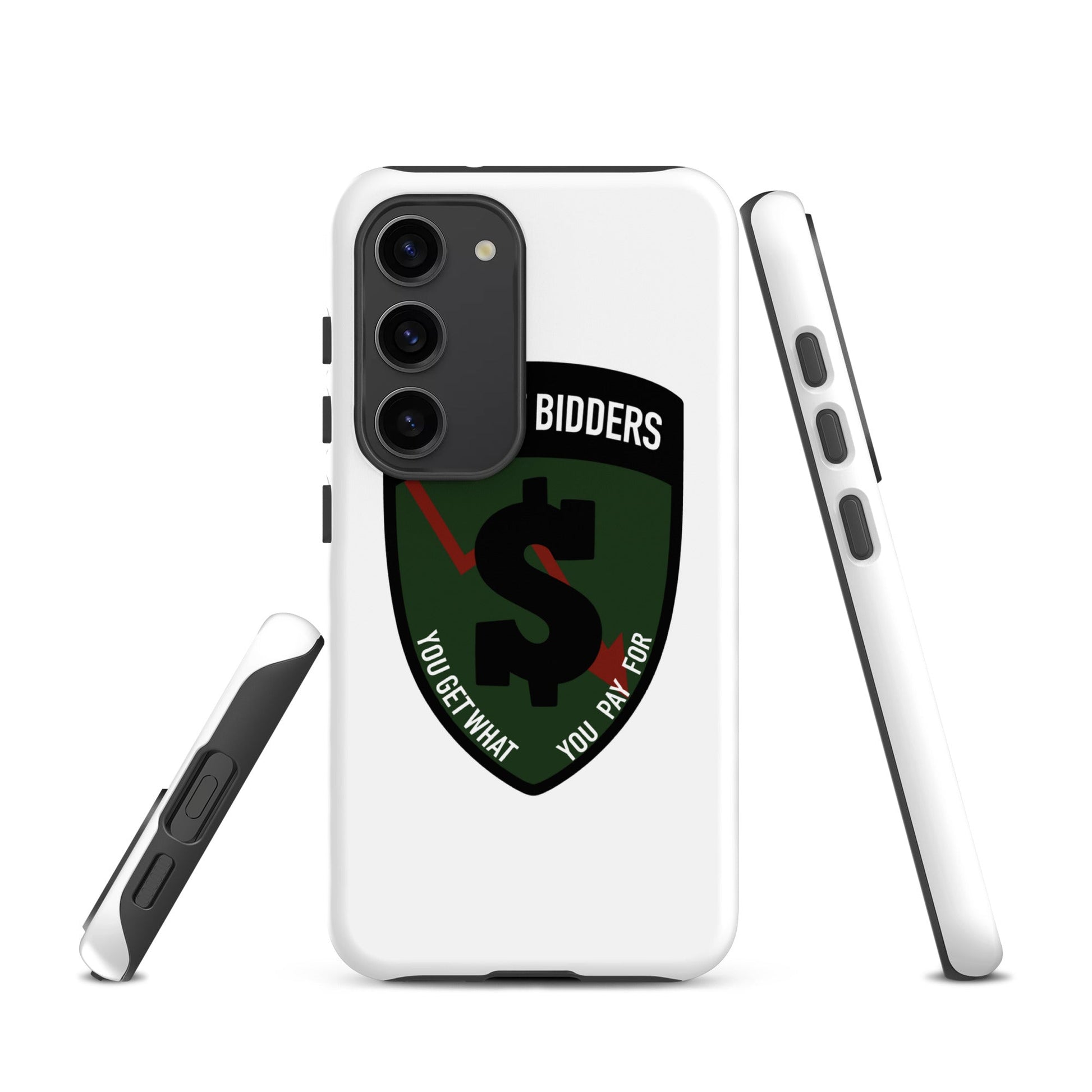 Tough Case for Samsung® | The Lowest Bidders | Shield Logo