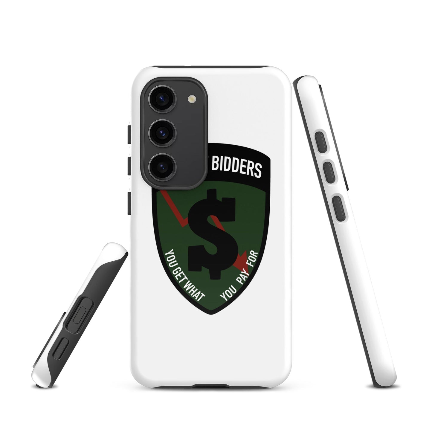 Tough Case for Samsung® | The Lowest Bidders | Shield Logo