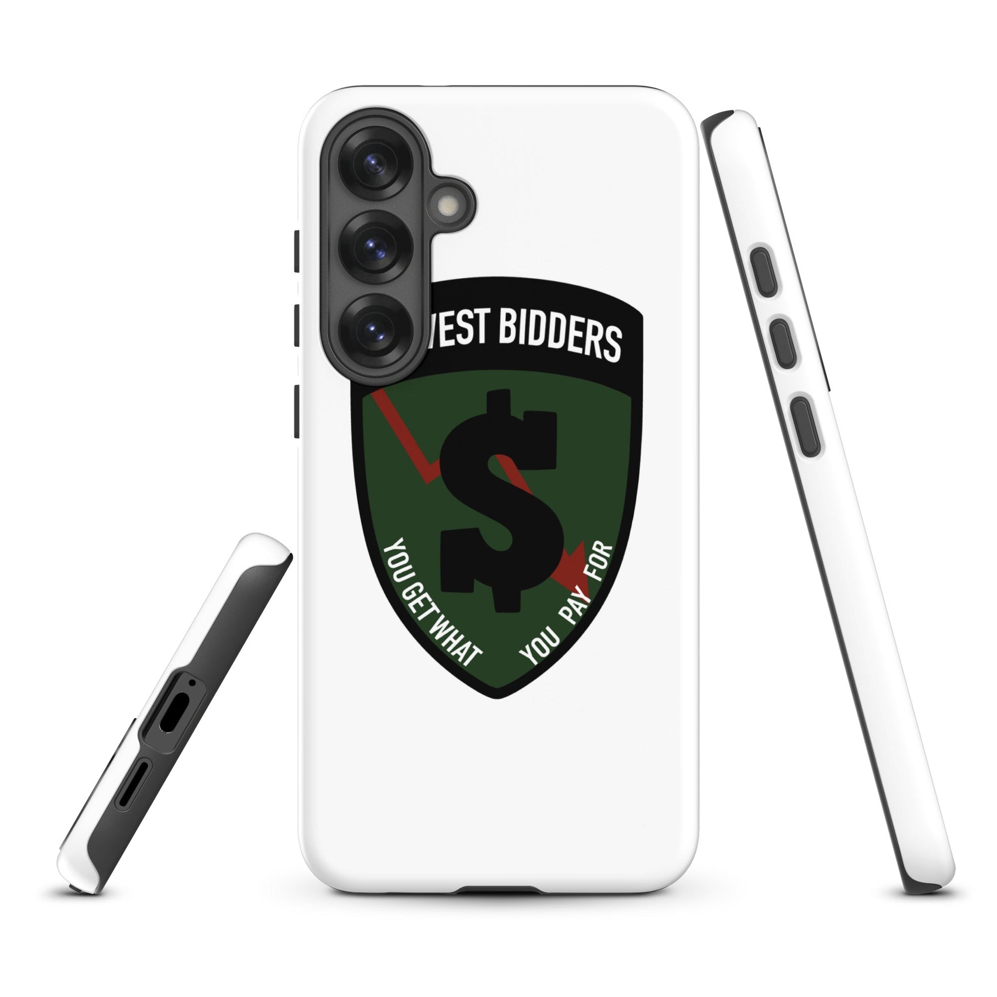 Tough Case for Samsung® | The Lowest Bidders | Shield Logo