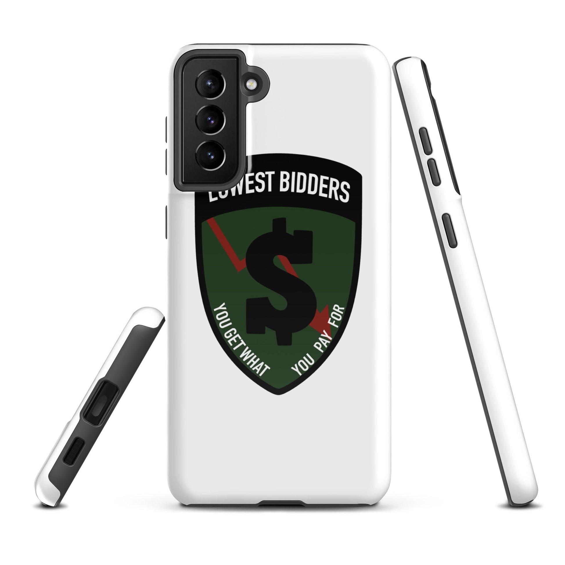 Tough Case for Samsung® | The Lowest Bidders | Shield Logo