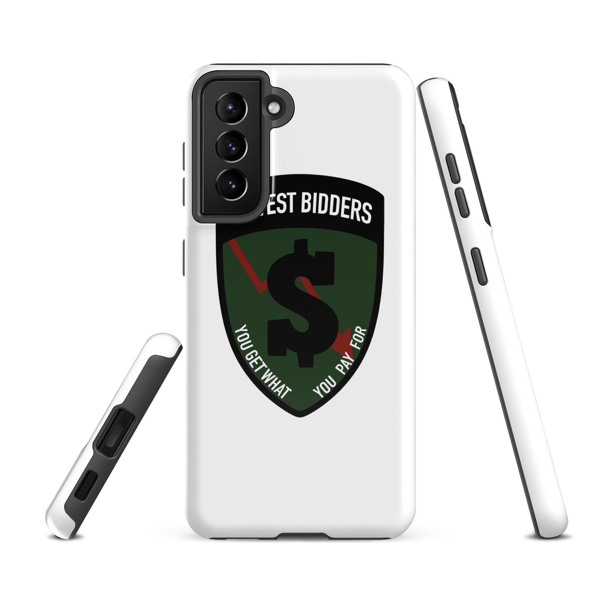 Tough Case for Samsung® | The Lowest Bidders | Shield Logo