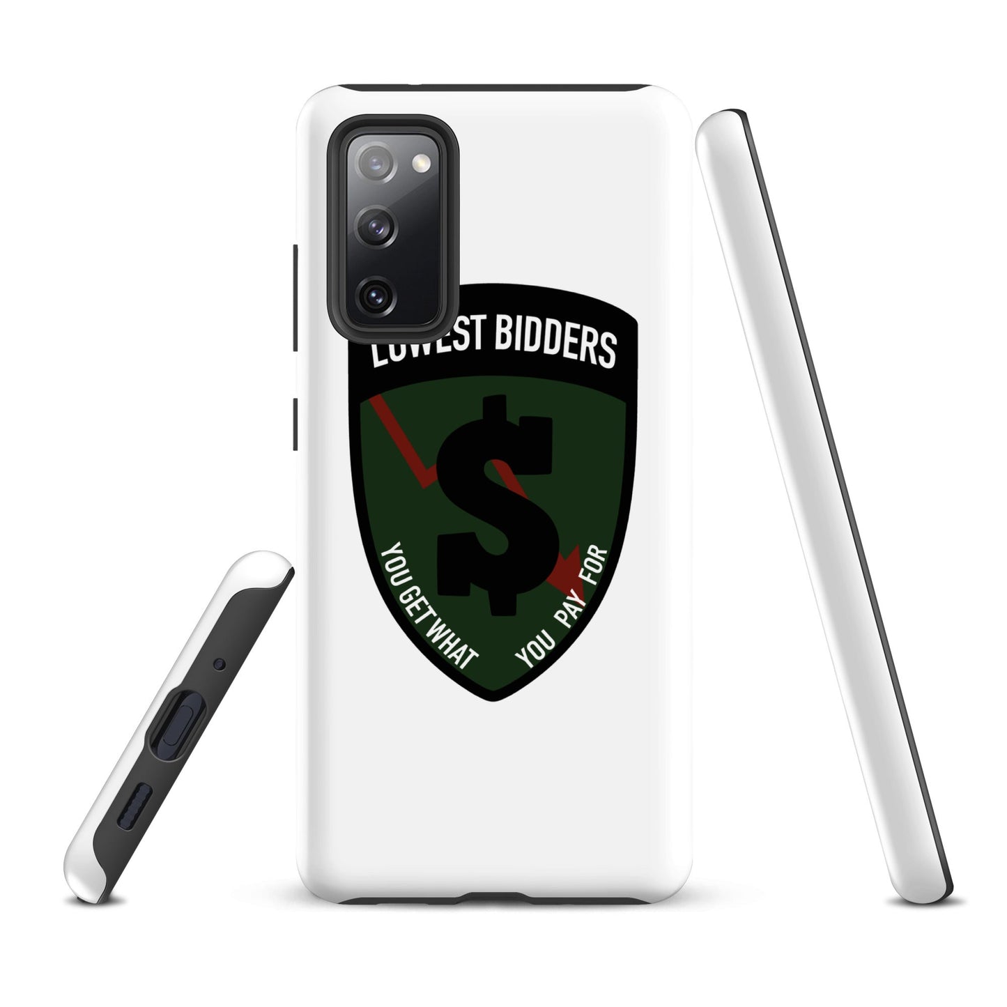 Tough Case for Samsung® | The Lowest Bidders | Shield Logo