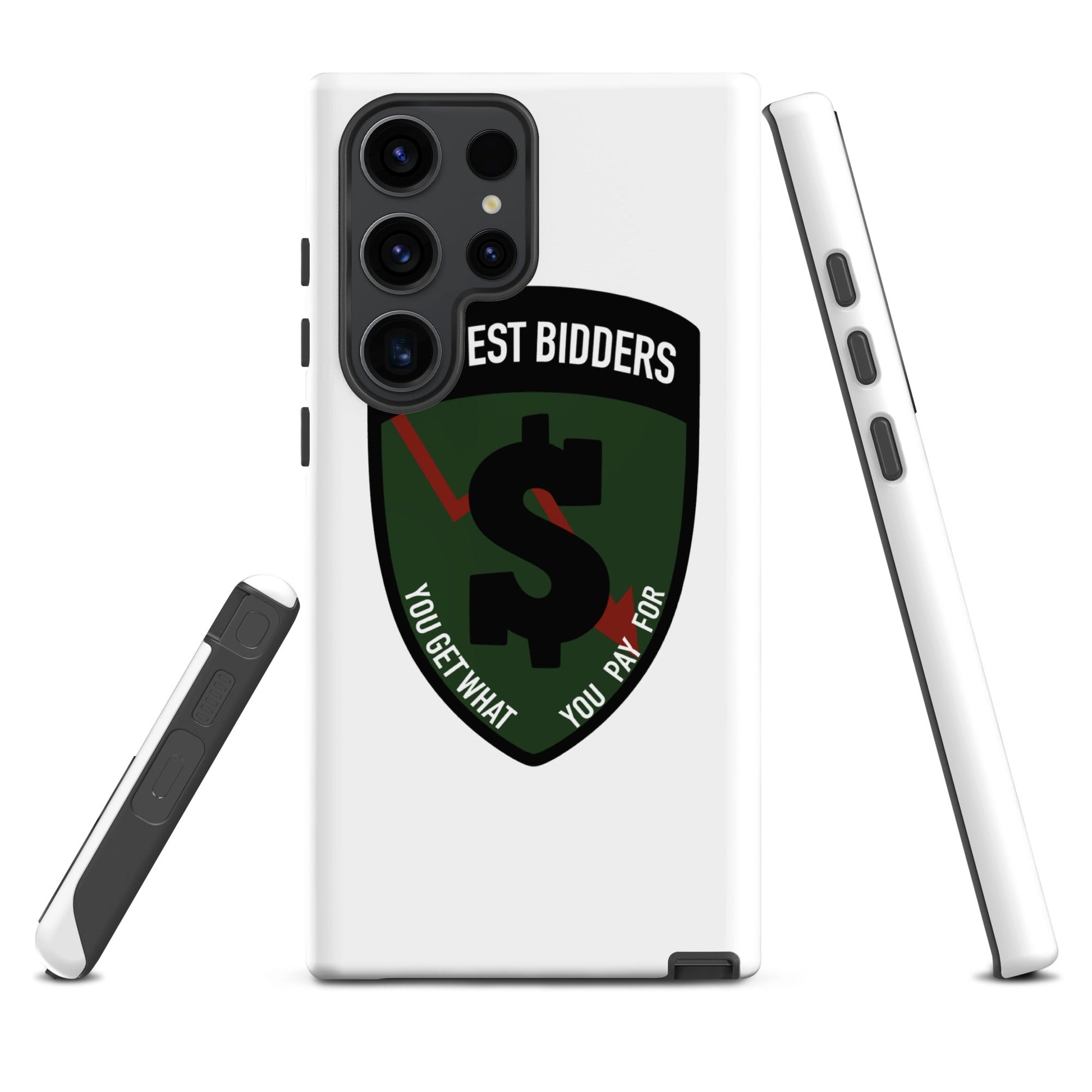 Tough Case for Samsung® | The Lowest Bidders | Shield Logo