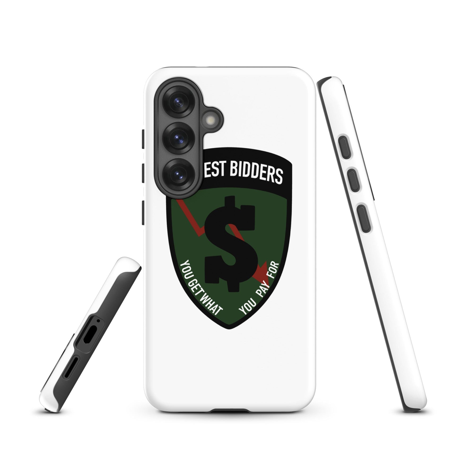 Tough Case for Samsung® | The Lowest Bidders | Shield Logo