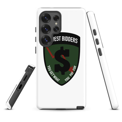 Tough Case for Samsung® | The Lowest Bidders | Shield Logo
