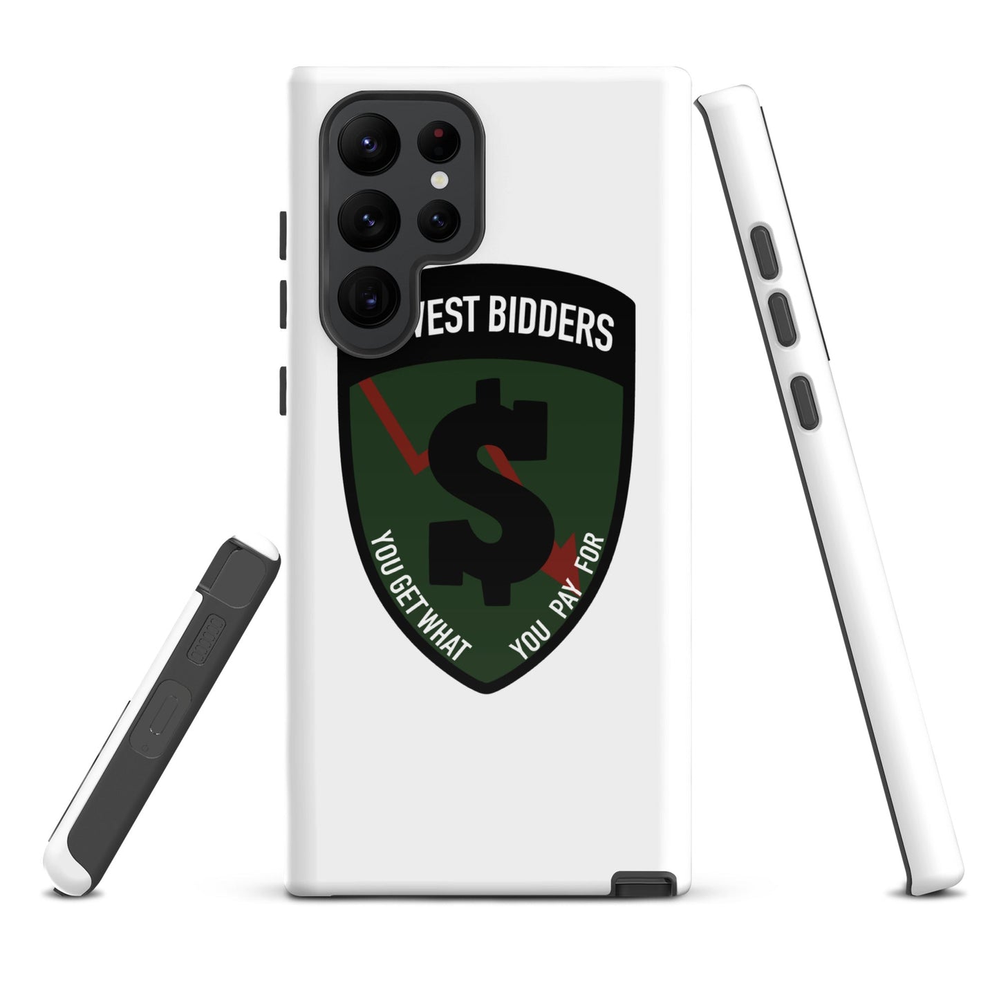Tough Case for Samsung® | The Lowest Bidders | Shield Logo