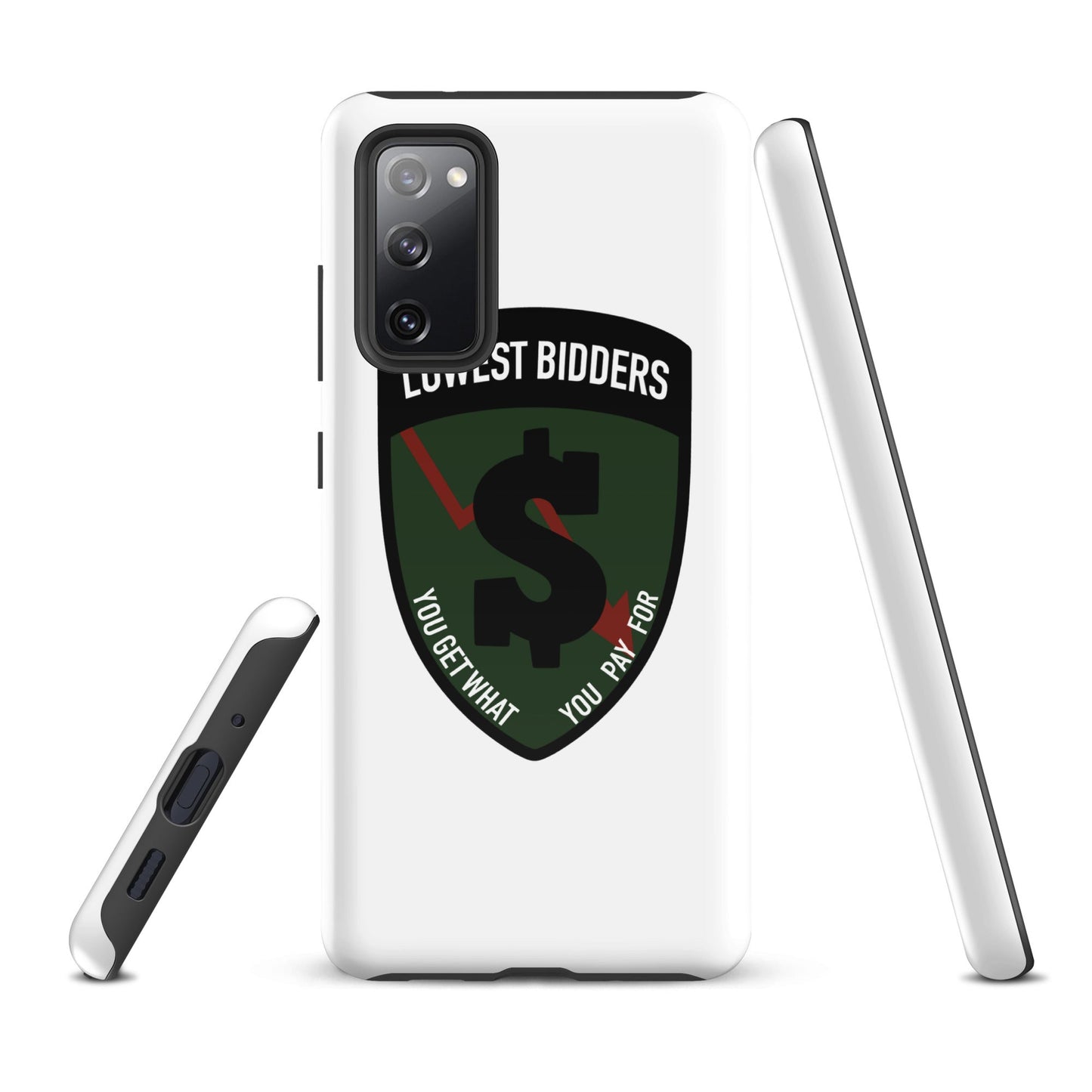 Tough Case for Samsung® | The Lowest Bidders | Shield Logo