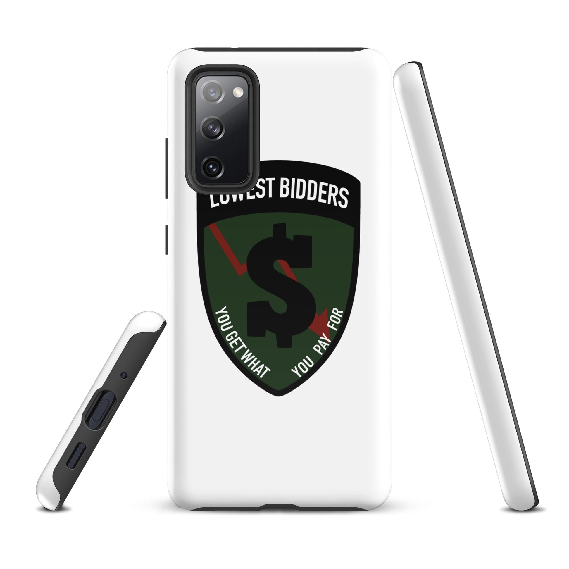 Tough Case for Samsung® | The Lowest Bidders | Shield Logo