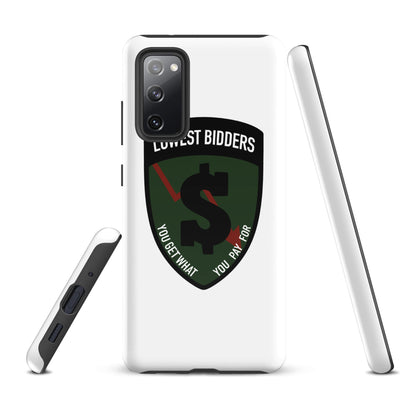 Tough Case for Samsung® | The Lowest Bidders | Shield Logo