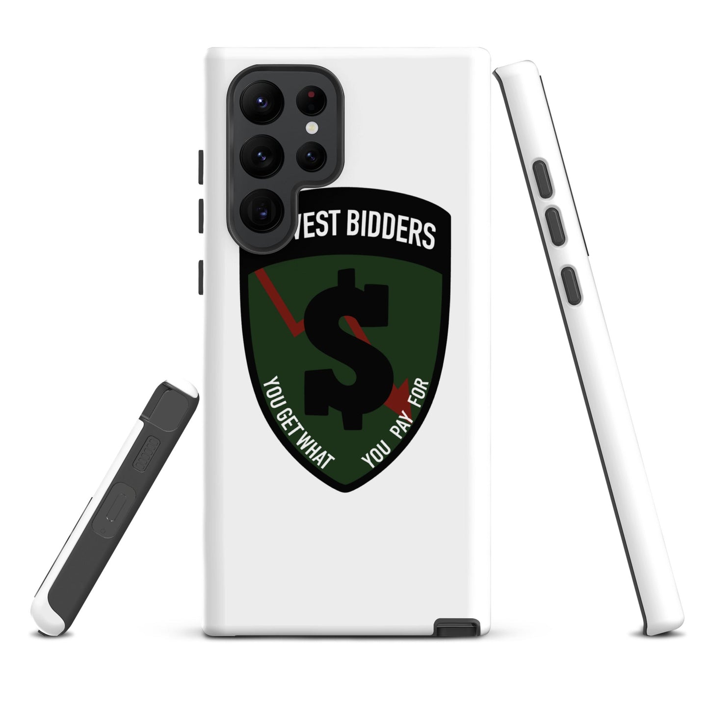 Tough Case for Samsung® | The Lowest Bidders | Shield Logo