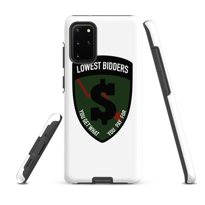 Tough Case for Samsung® | The Lowest Bidders | Shield Logo