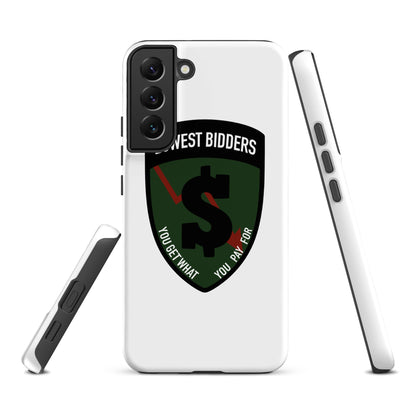 Tough Case for Samsung® | The Lowest Bidders | Shield Logo