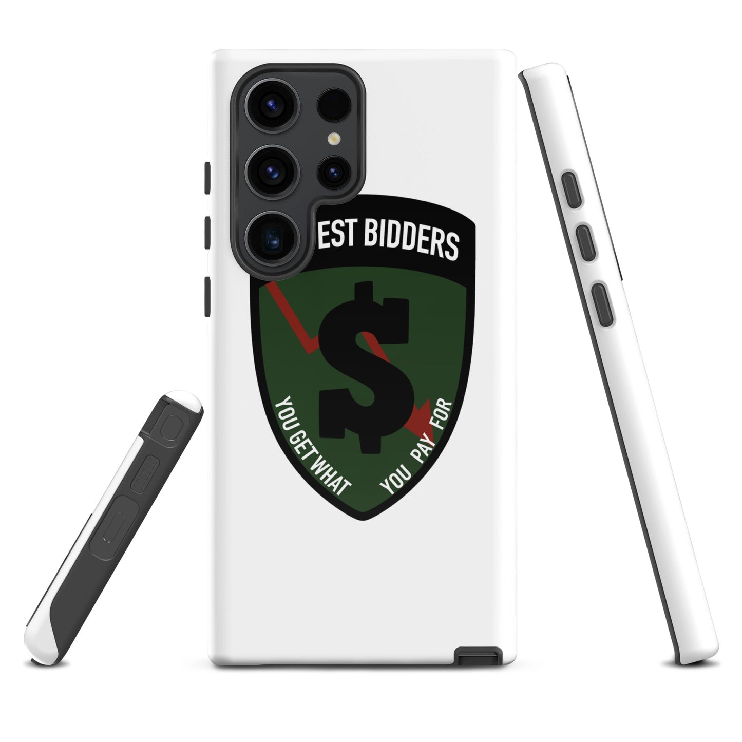 Tough Case for Samsung® | The Lowest Bidders | Shield Logo