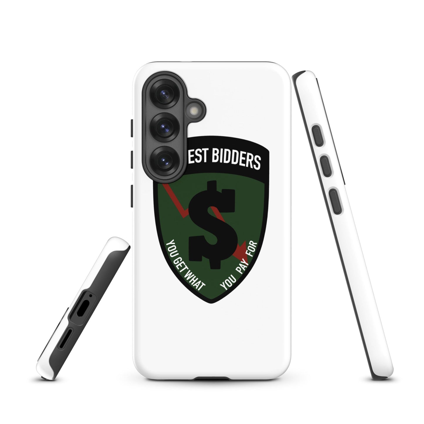 Tough Case for Samsung® | The Lowest Bidders | Shield Logo