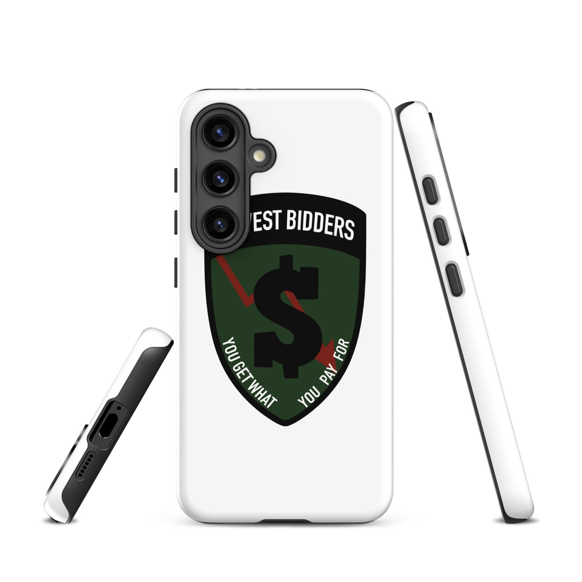 Tough Case for Samsung® | The Lowest Bidders | Shield Logo