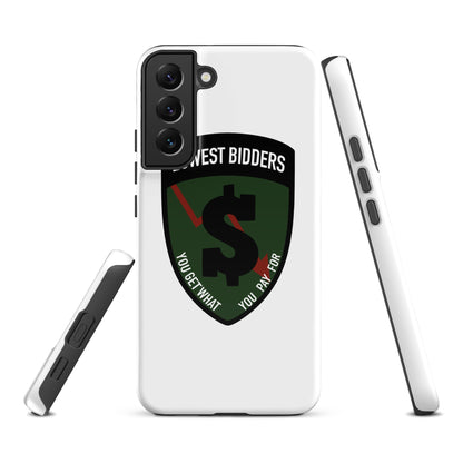 Tough Case for Samsung® | The Lowest Bidders | Shield Logo
