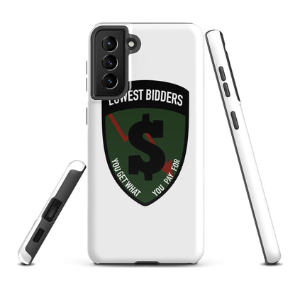 Tough Case for Samsung® | The Lowest Bidders | Shield Logo