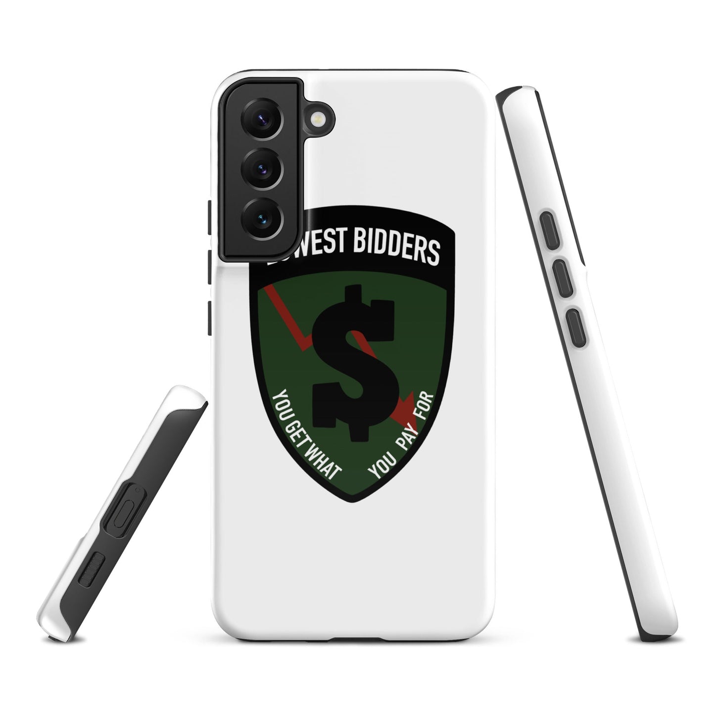 Tough Case for Samsung® | The Lowest Bidders | Shield Logo