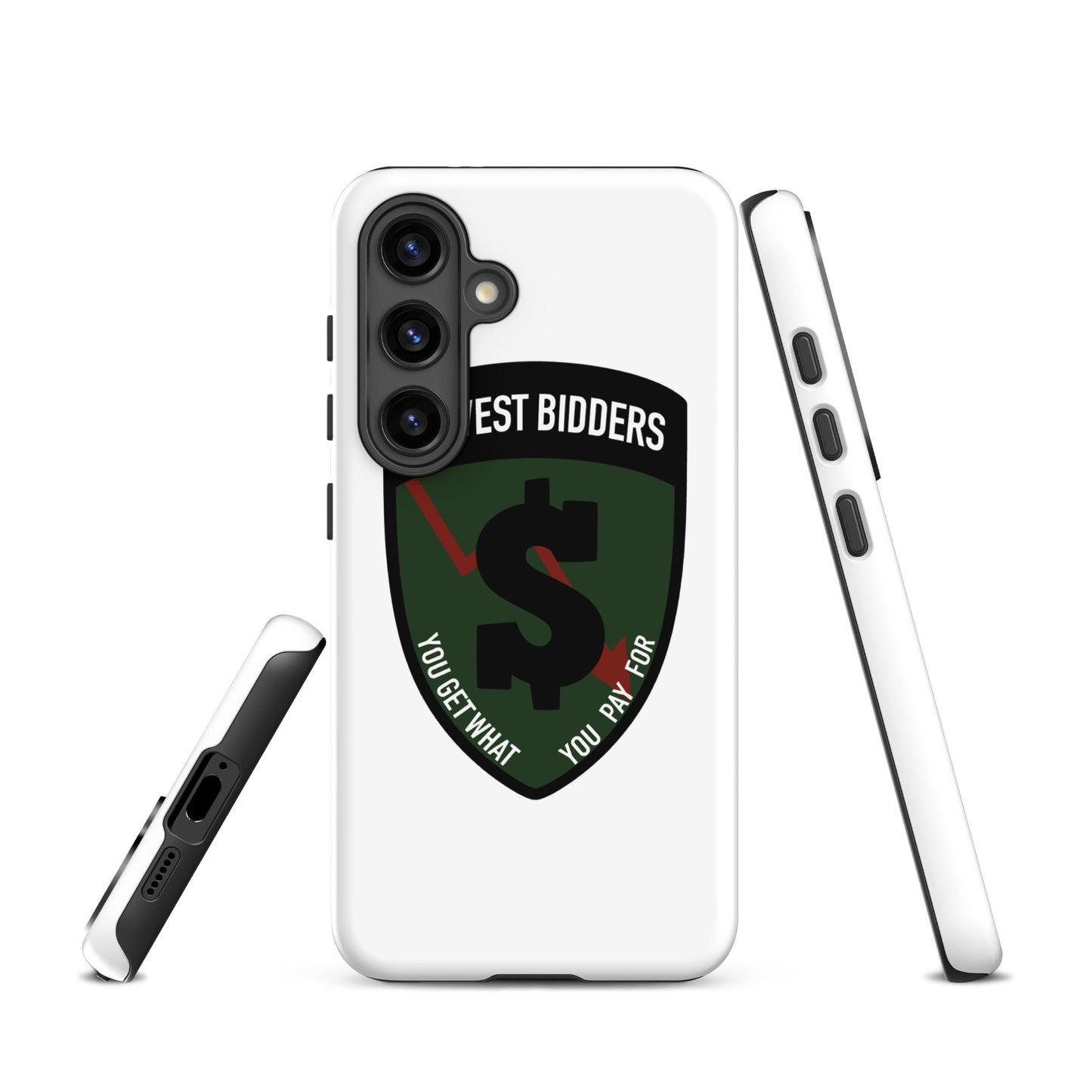 Tough Case for Samsung® | The Lowest Bidders | Shield Logo