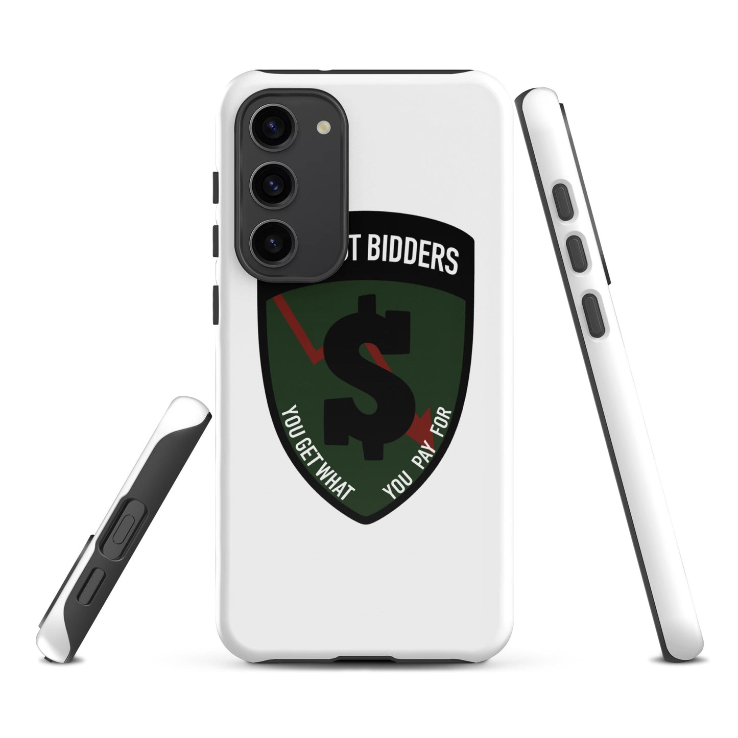 Tough Case for Samsung® | The Lowest Bidders | Shield Logo
