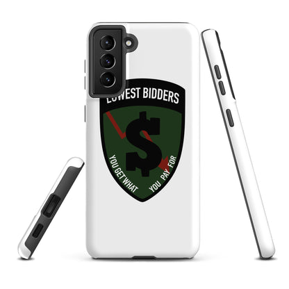 Tough Case for Samsung® | The Lowest Bidders | Shield Logo