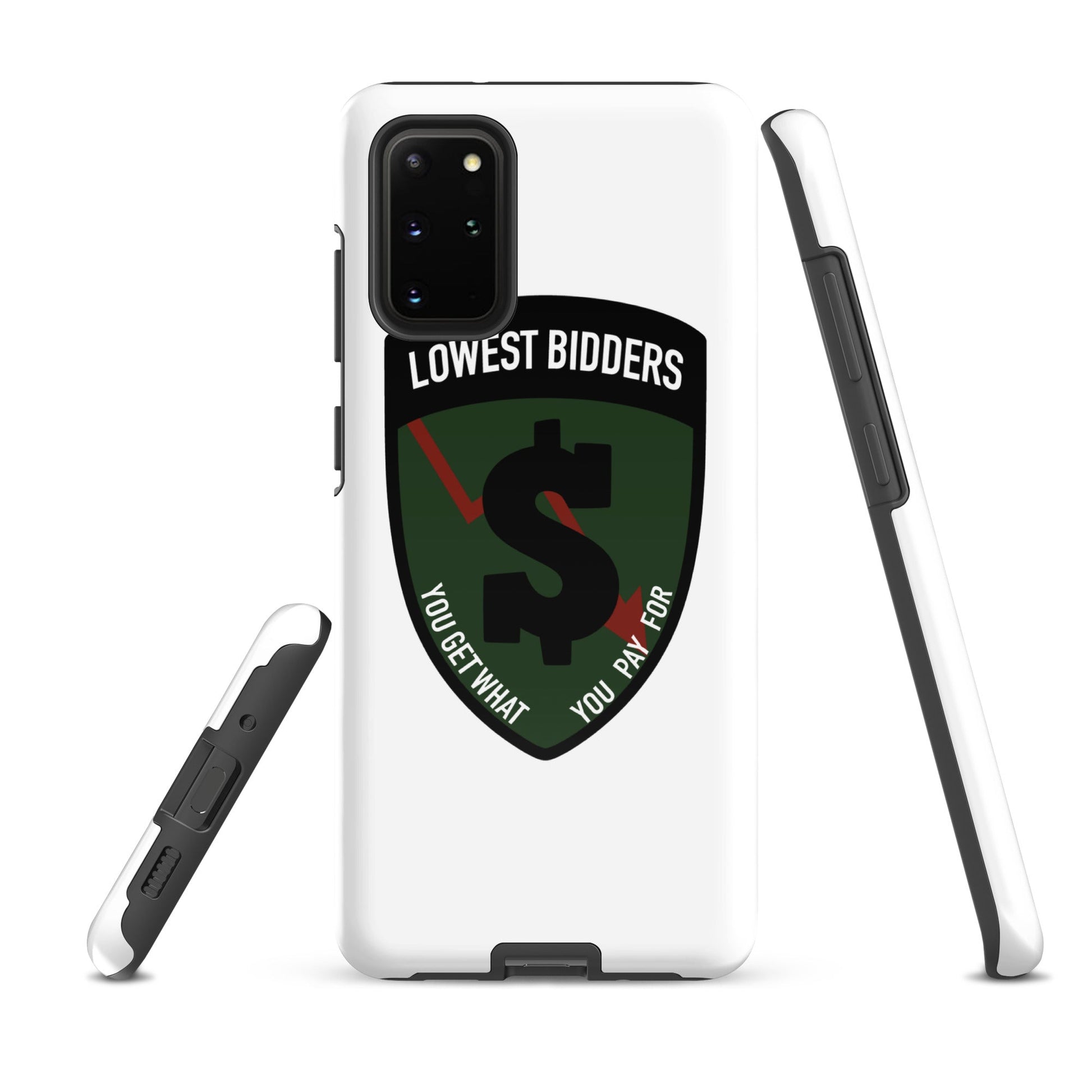 Tough Case for Samsung® | The Lowest Bidders | Shield Logo