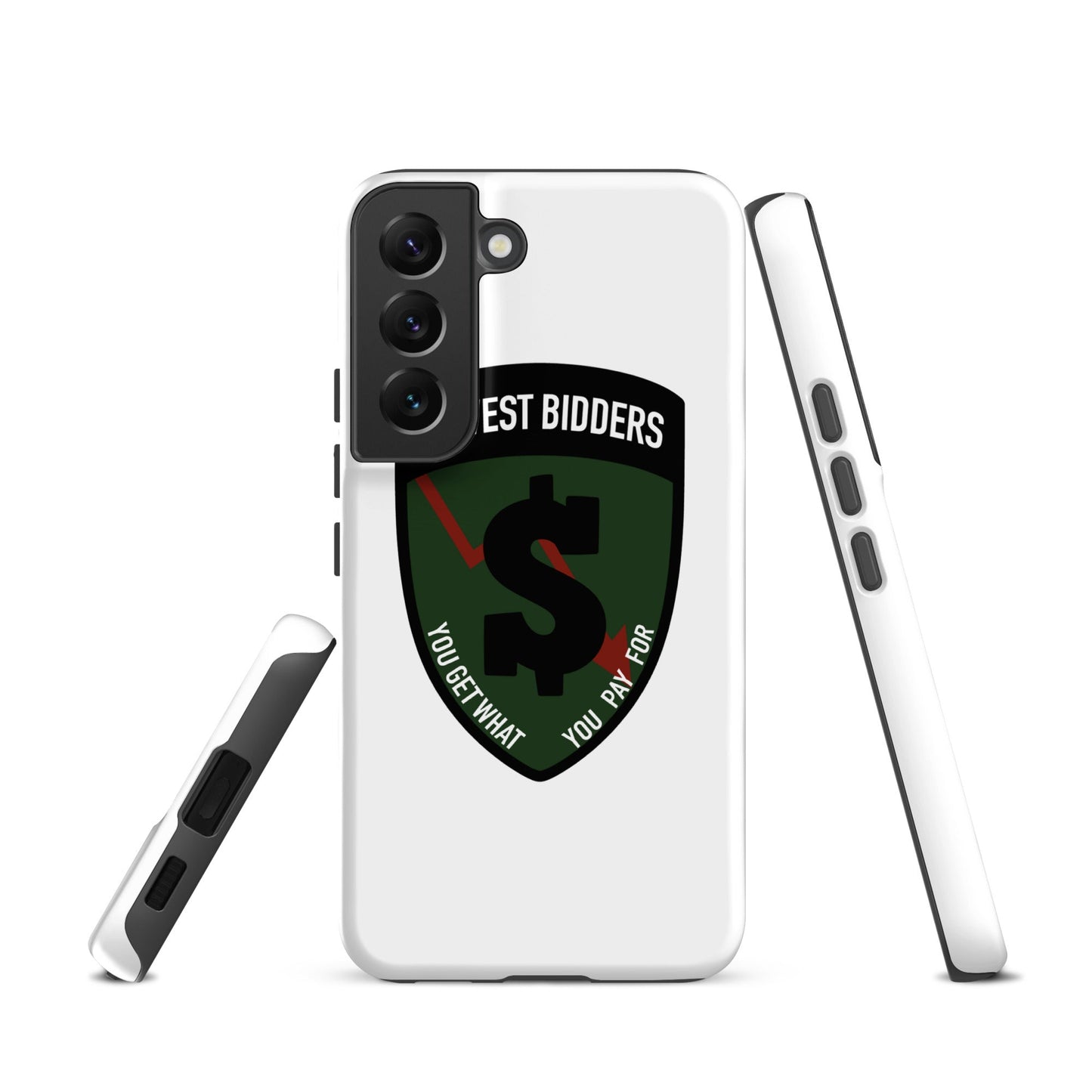 Tough Case for Samsung® | The Lowest Bidders | Shield Logo