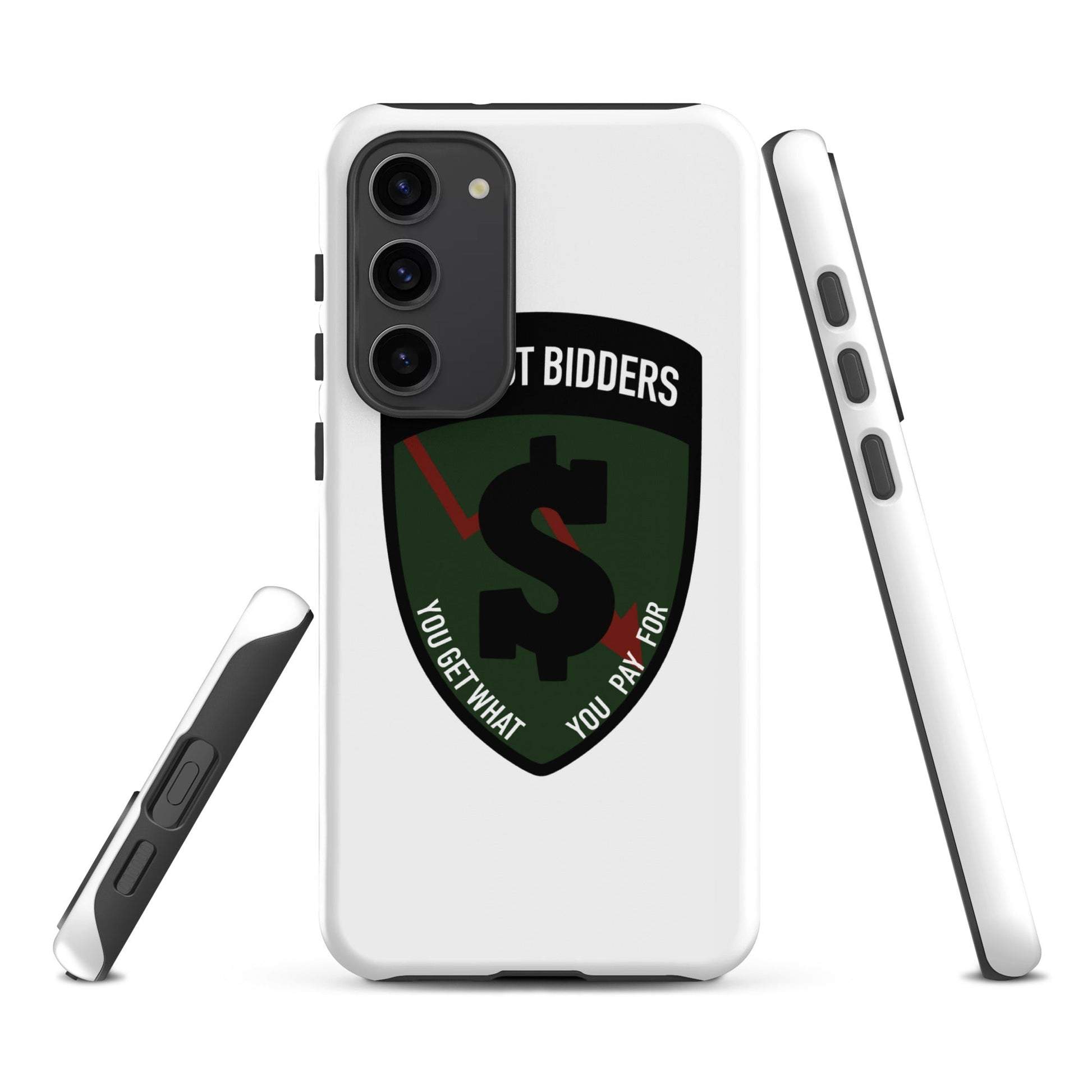 Tough Case for Samsung® | The Lowest Bidders | Shield Logo