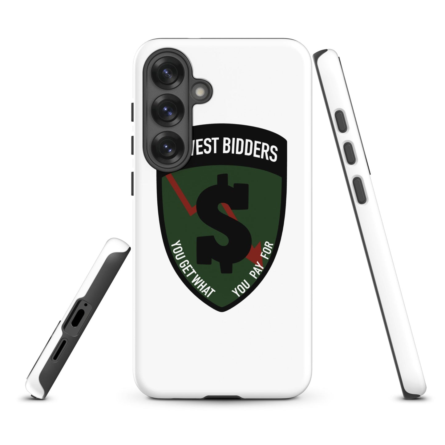 Tough Case for Samsung® | The Lowest Bidders | Shield Logo