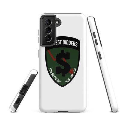 Tough Case for Samsung® | The Lowest Bidders | Shield Logo