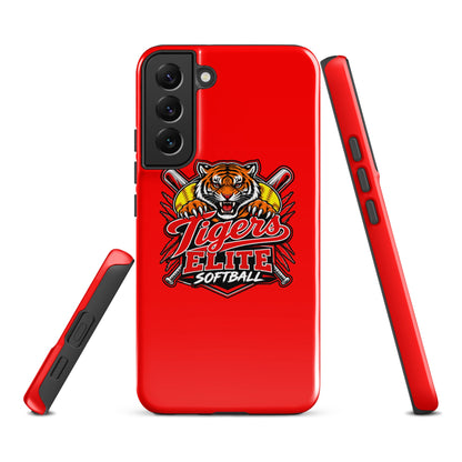 Tough Case for Samsung® | Tigers Elite Softball | Emblem Logo