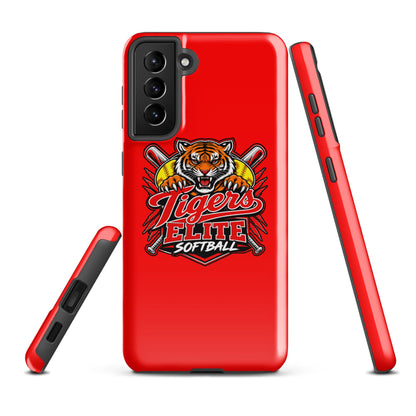 Tough Case for Samsung® | Tigers Elite Softball | Emblem Logo