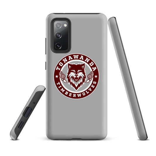 Tough Case for Samsung® | Tonawanda High School Track and Field | Mascot Badge Logo