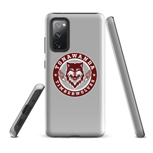 Tough Case for Samsung® | Tonawanda High School Track and Field | Mascot Badge Logo