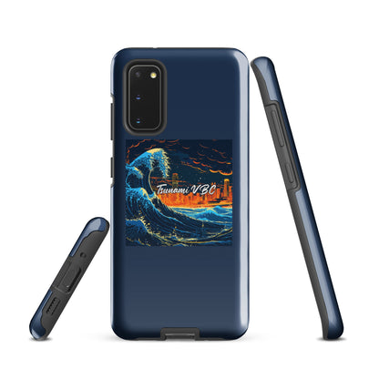 Tough Case for Samsung® | Tsunami Volleyball Club | Glow Tide Athletics Logo